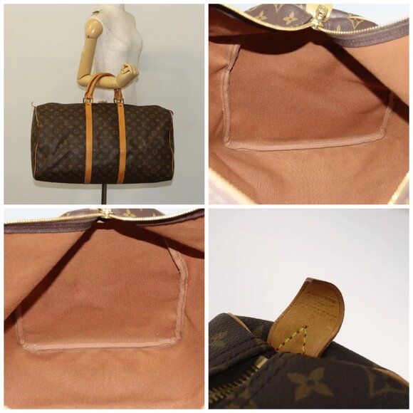 LOUIS VUITTON Monogram Keepall 55 Boston Bag - Picture 15 of 15